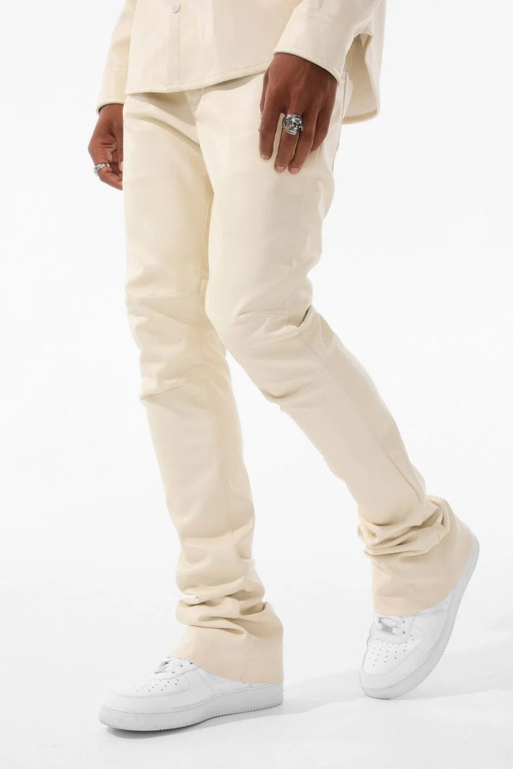 Thriller Khaki Stacked Pants