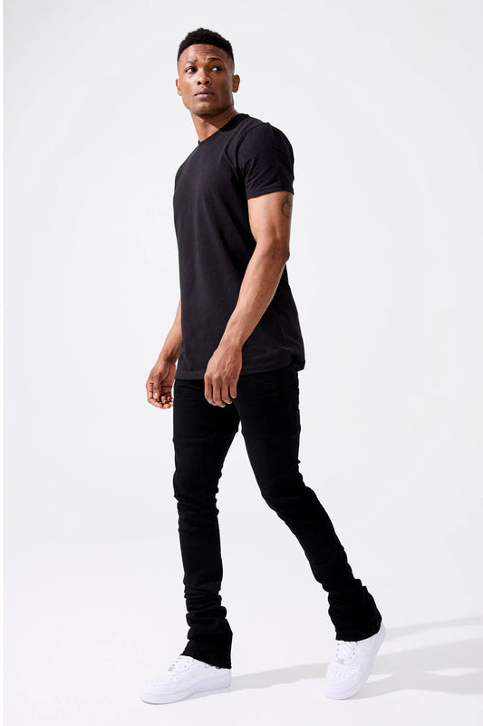 Jordan Craig Black Stacked Jeans