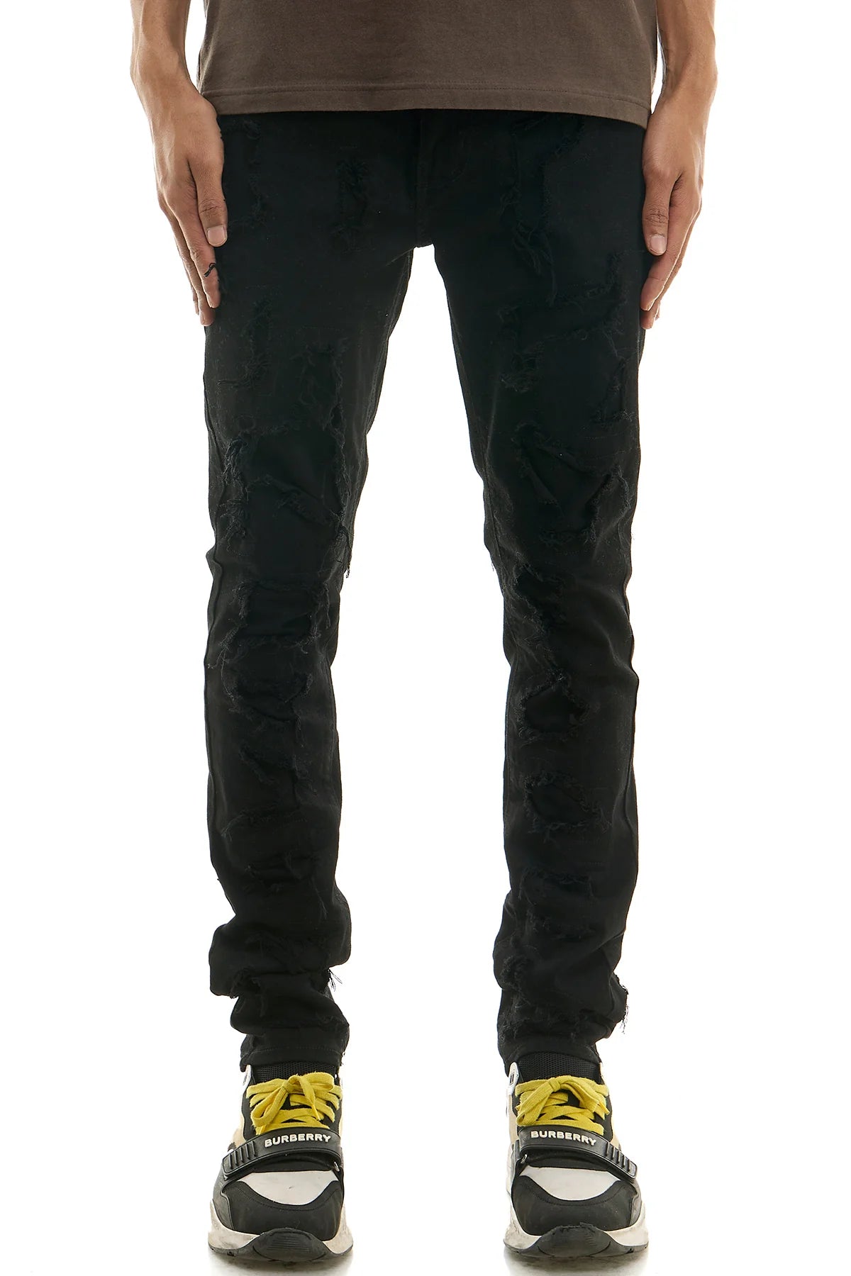 KDNK Jet Black Jeans