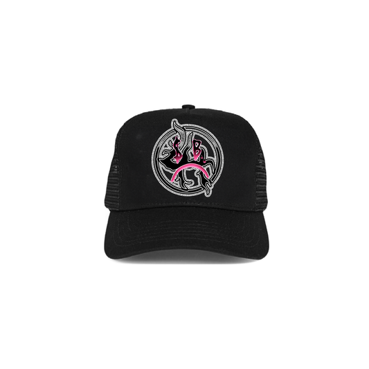 Black/Pink LostHills Hat