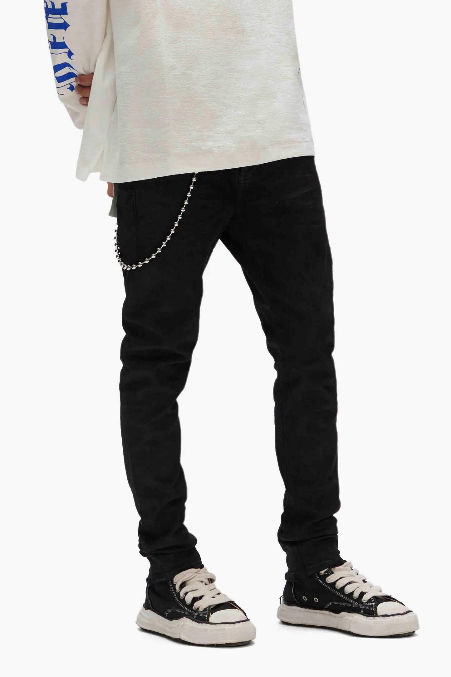 P001 Purple. Brand Black Raw Jeans