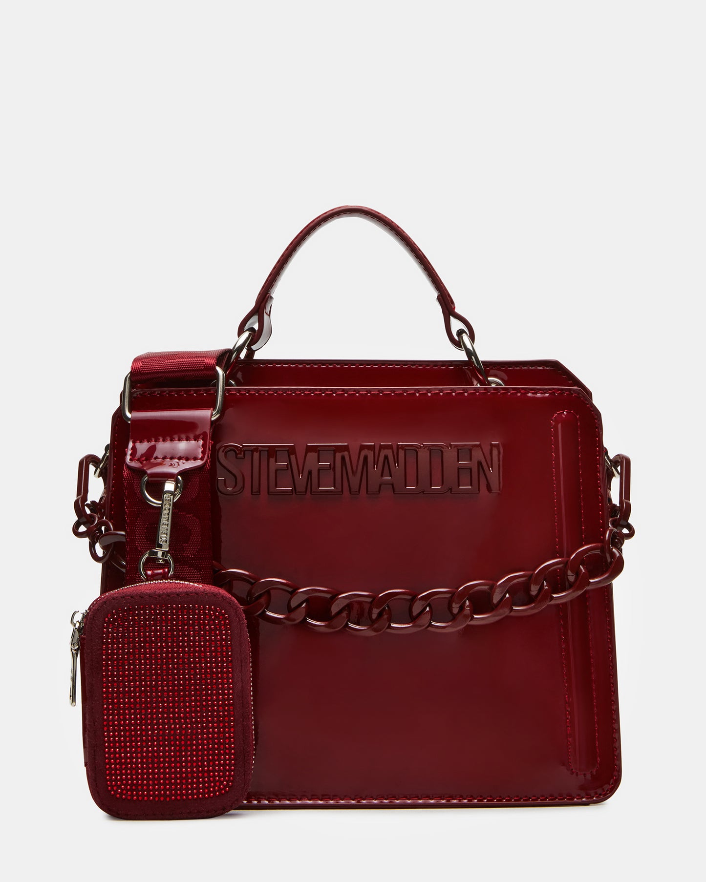 Steve Madden Burgundy Evelyn Handbag