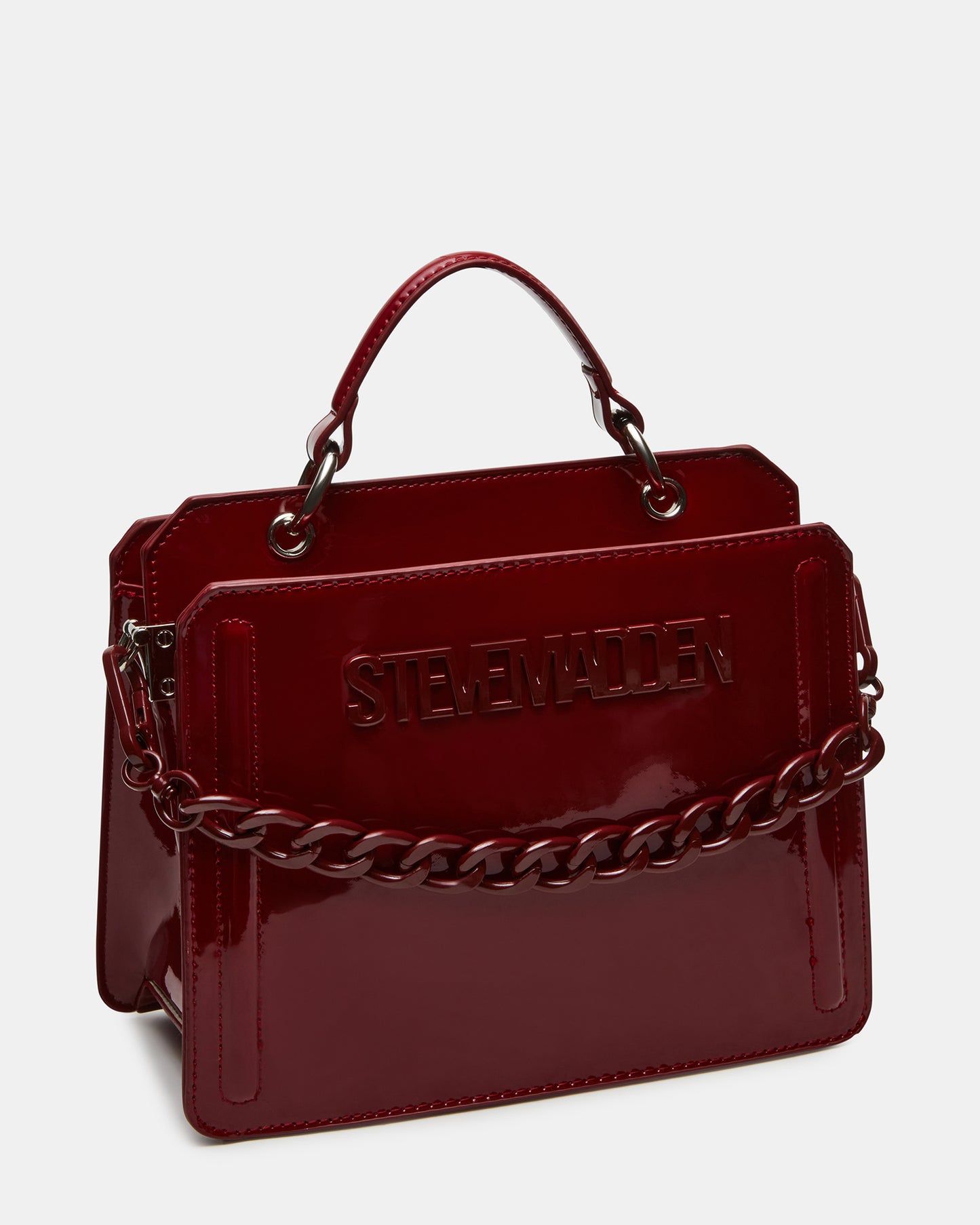 Steve Madden Burgundy Evelyn Handbag