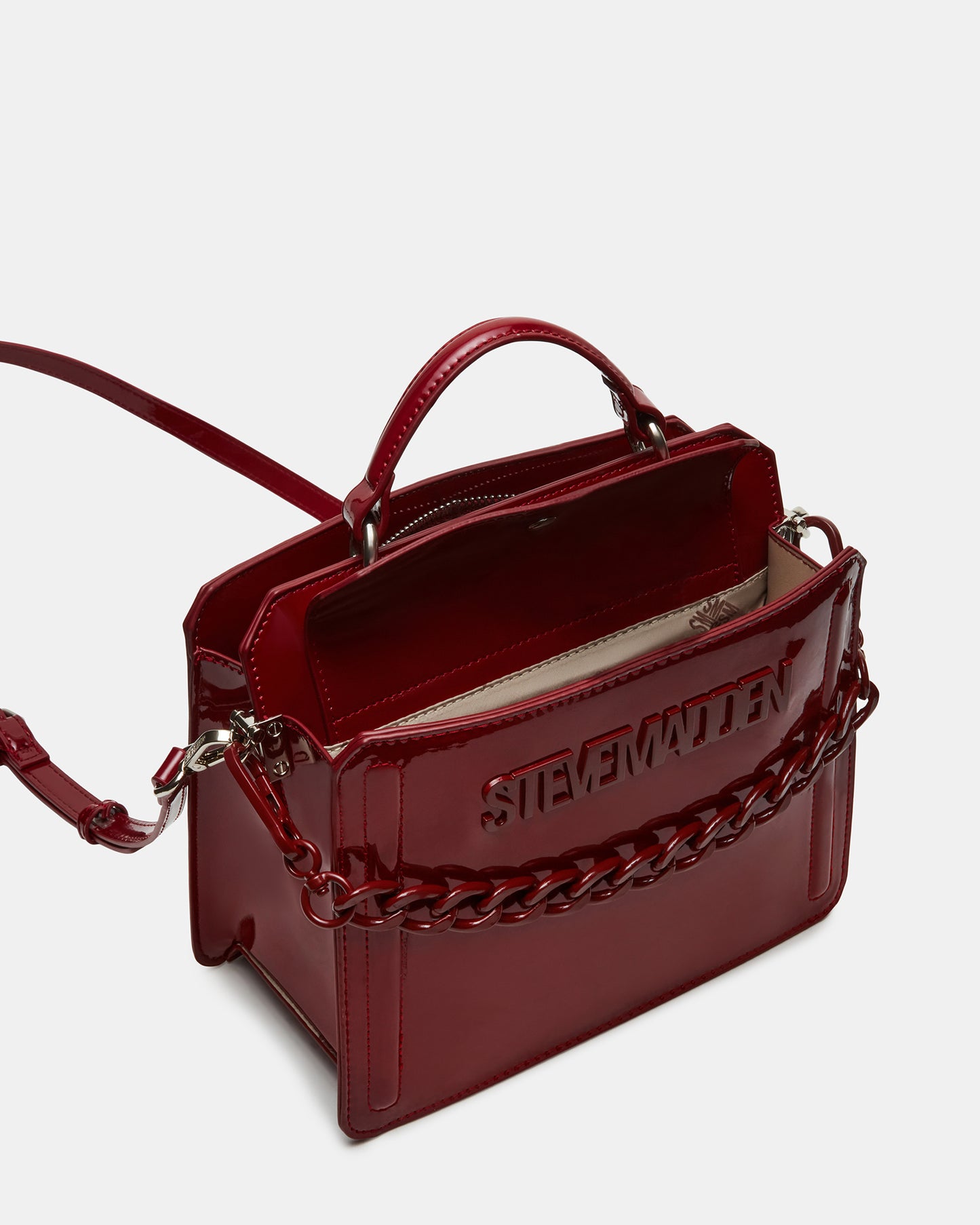 Steve Madden Burgundy Evelyn Handbag