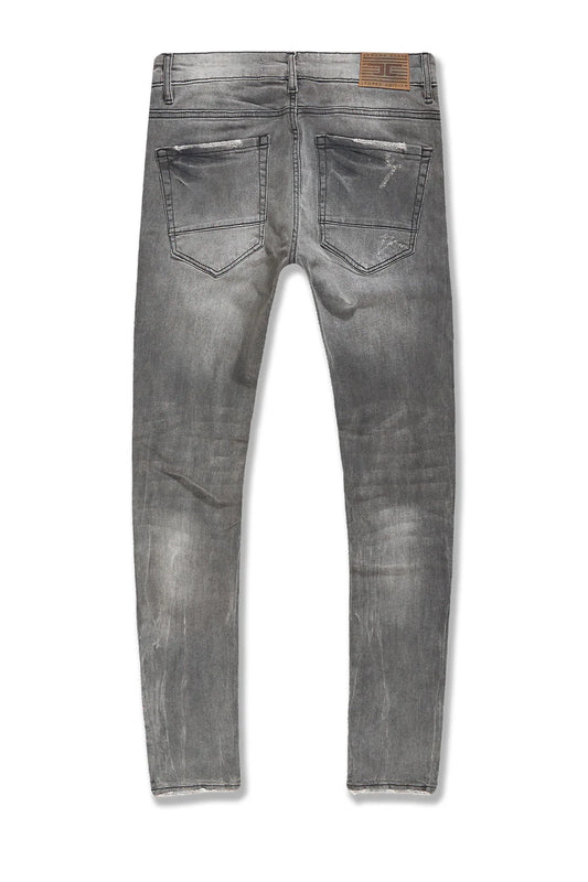 Jordan Craig Smoked Grey jeans back view men's streetwear — JetLife #1 Apparel WV