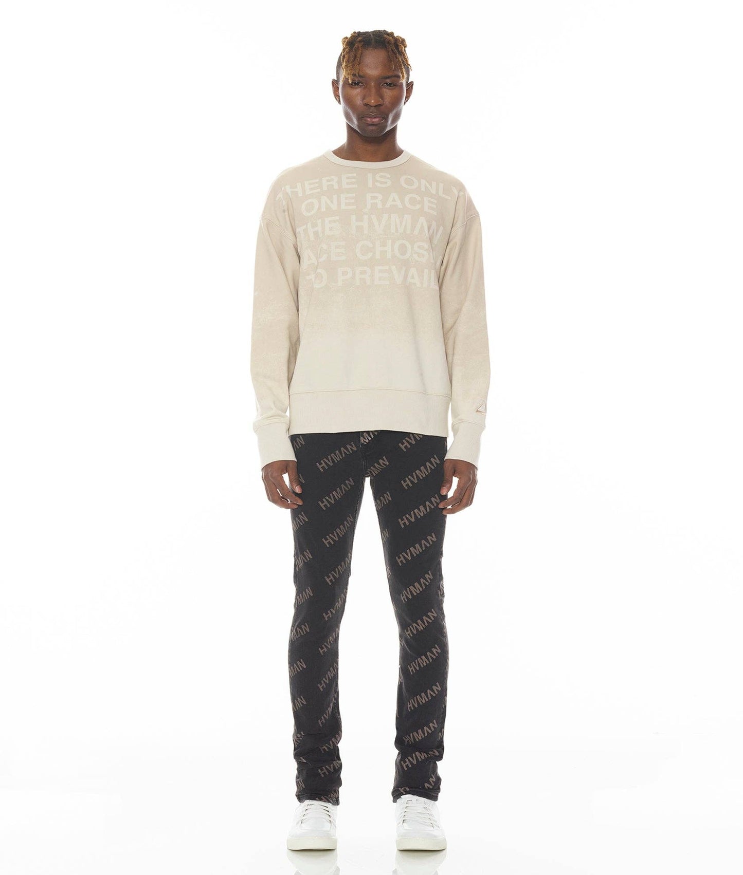 CREW SWEATSHIRT IN CREAM