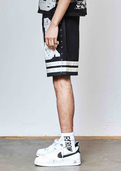 NEVER THE END FOOTBALL SHORTS