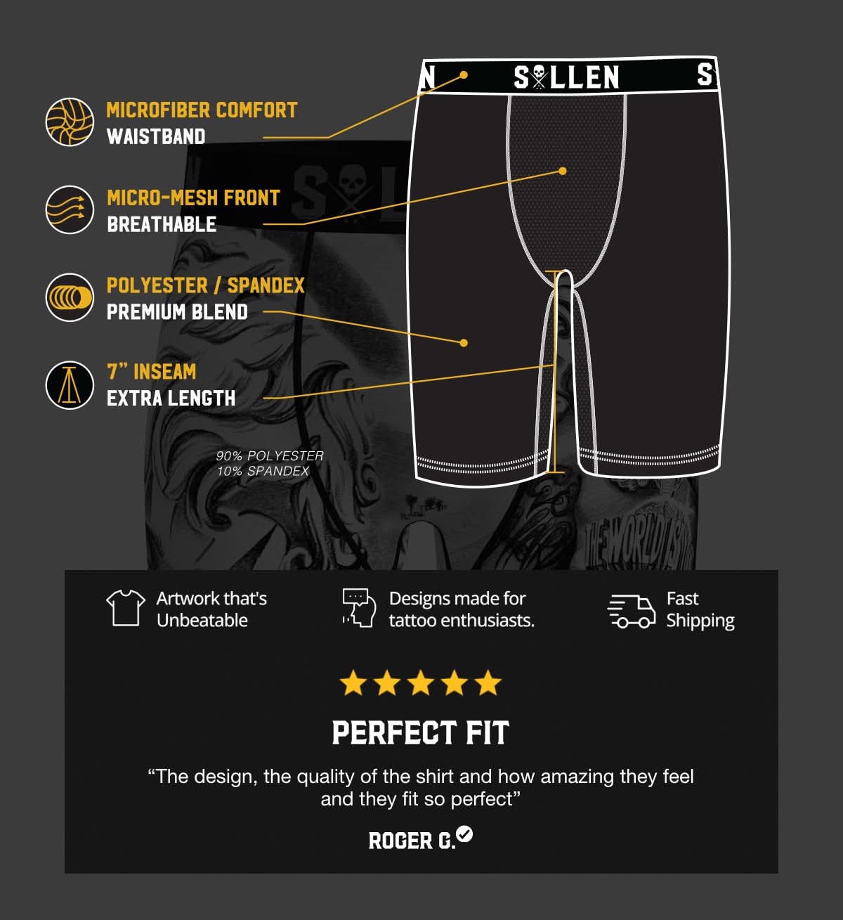 Rose Gold Boxers