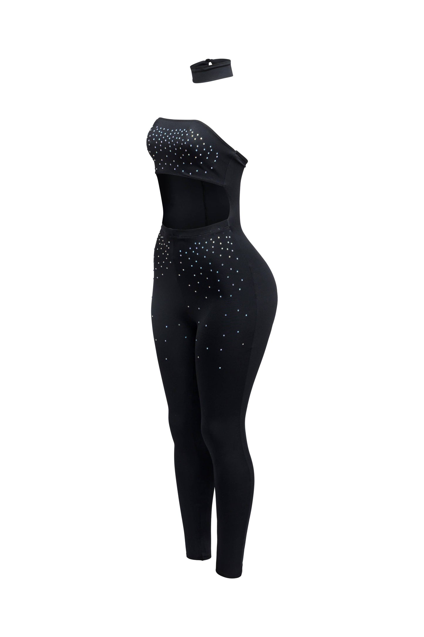 Choker tube jumpsuit