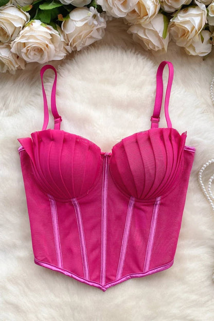 ARIEL MESH CORSET TOP