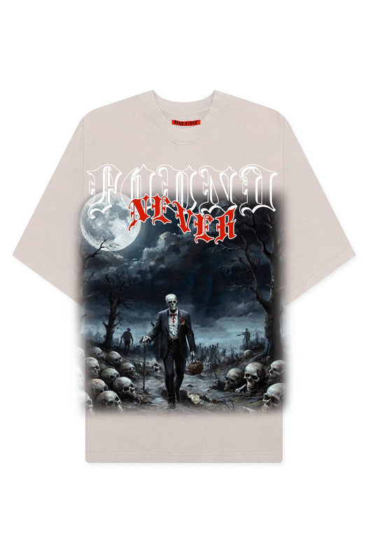 Never Found Garment Dye Tshirts Vintage Bone