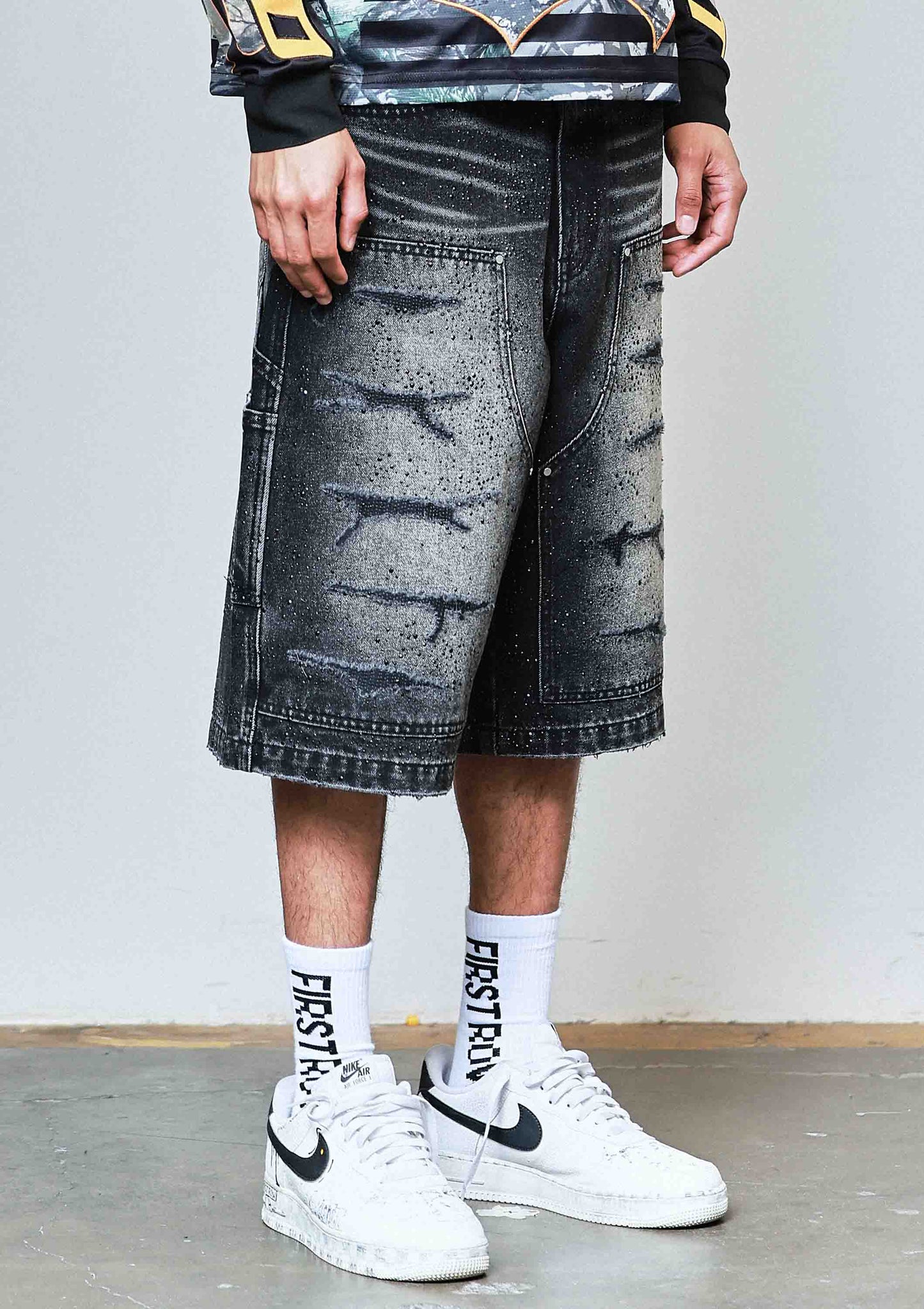 RHINESTONE JORTS