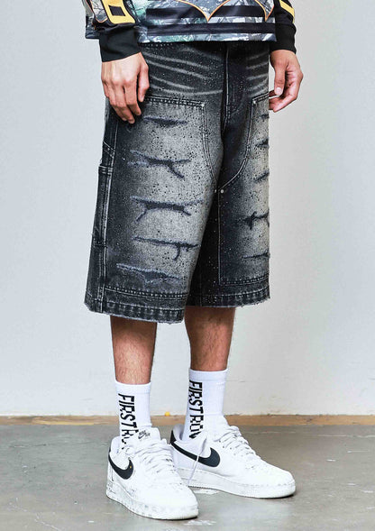 RHINESTONE JORTS