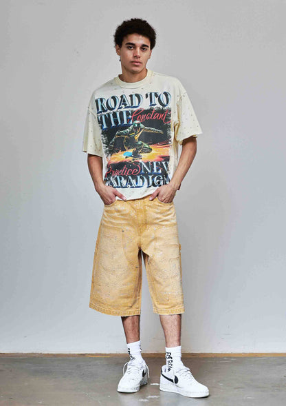 RHINESTONE JORTS