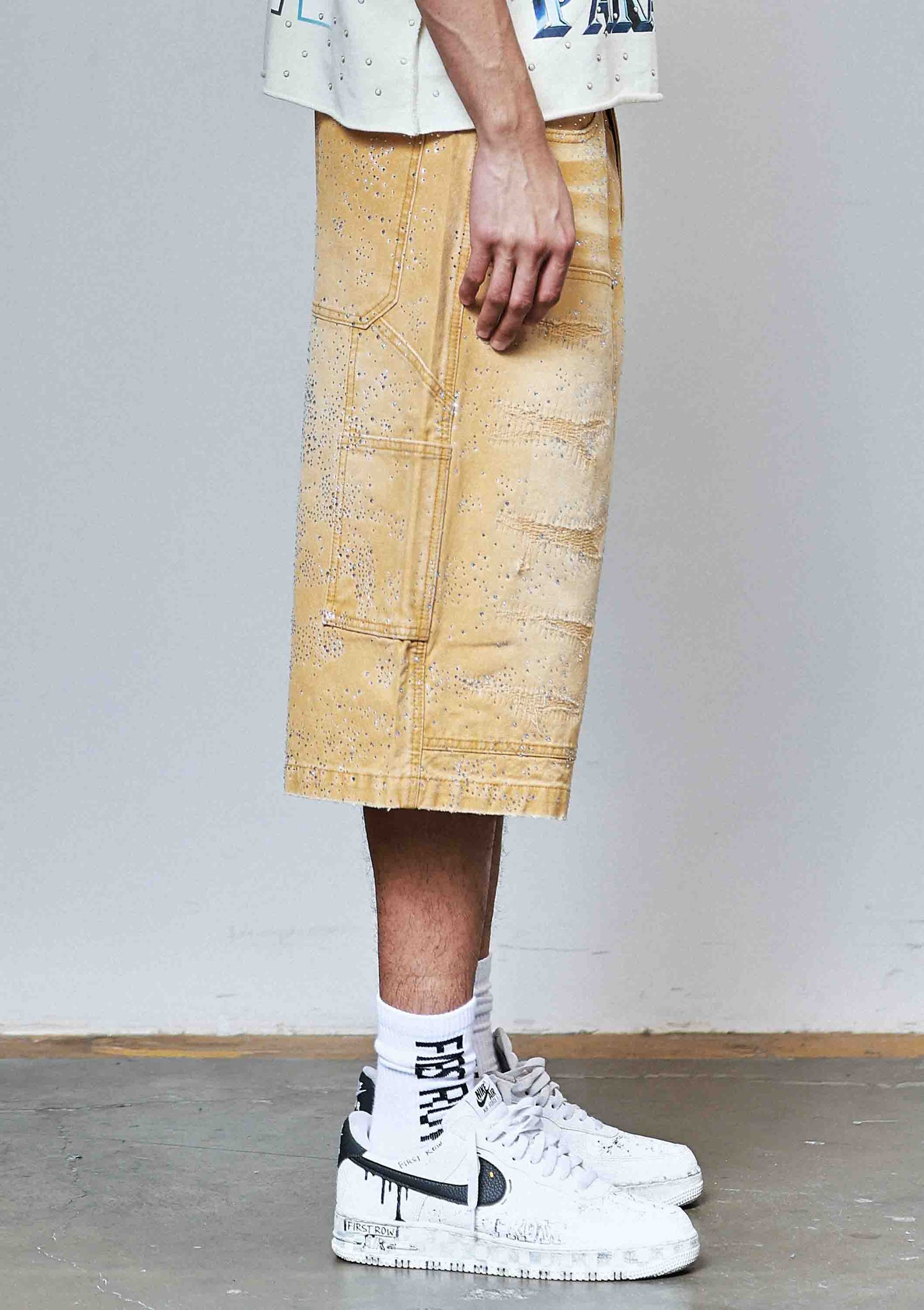 RHINESTONE JORTS