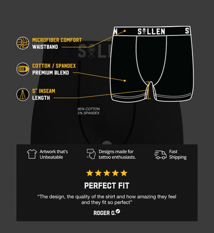 Solid Luxe Boxers - Black