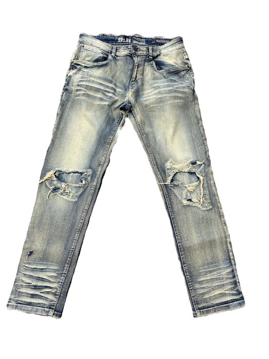 Spark Rustic Blue Skinny Jeans