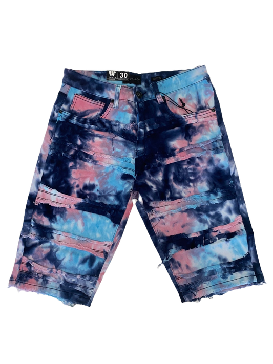 Waimea Blue Tie Dye Shorts