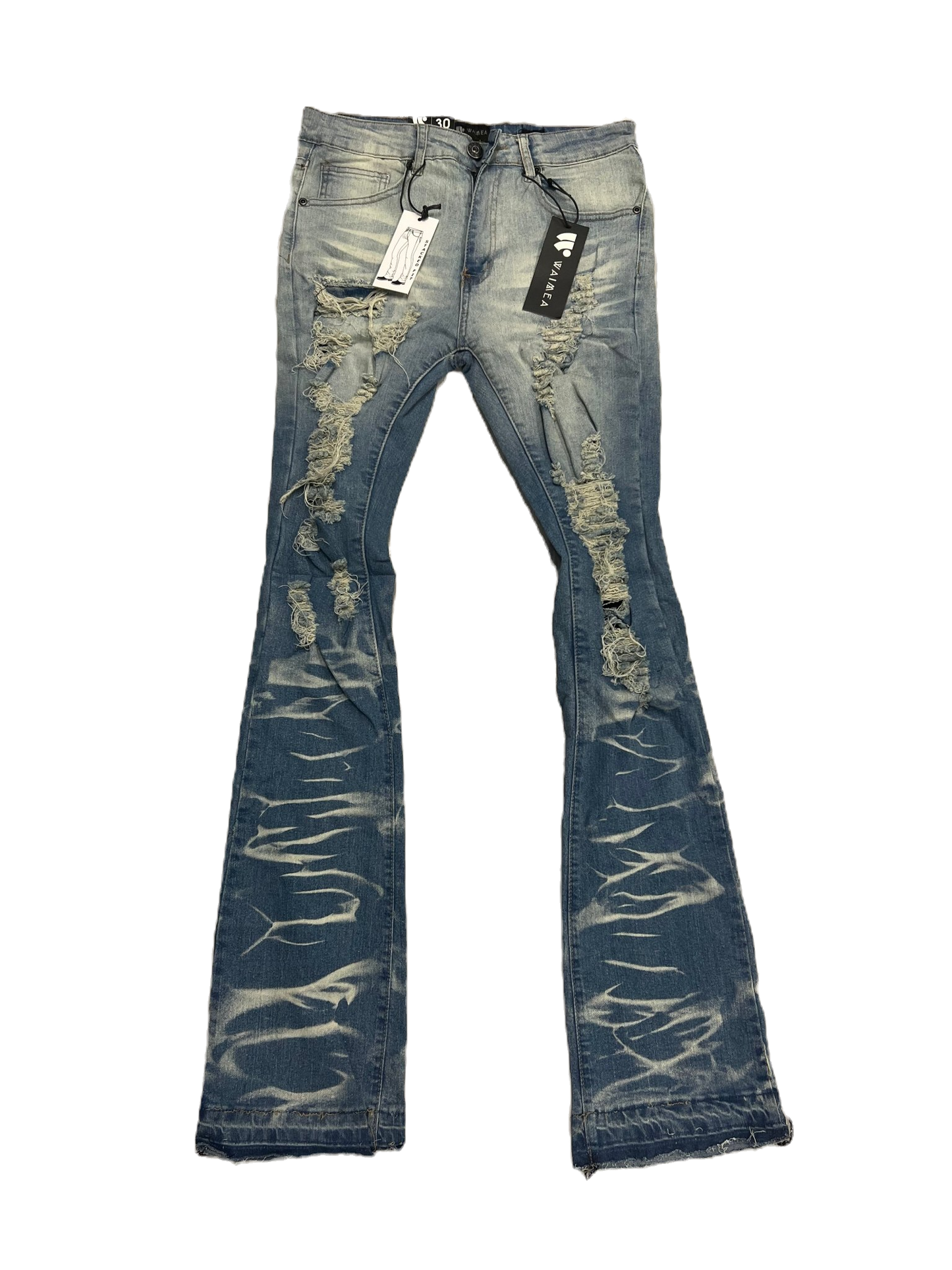 Waimea "Blue Wash" Stacked Jeans