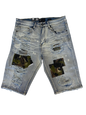 Waimea Camo Patch Jean Shorts
