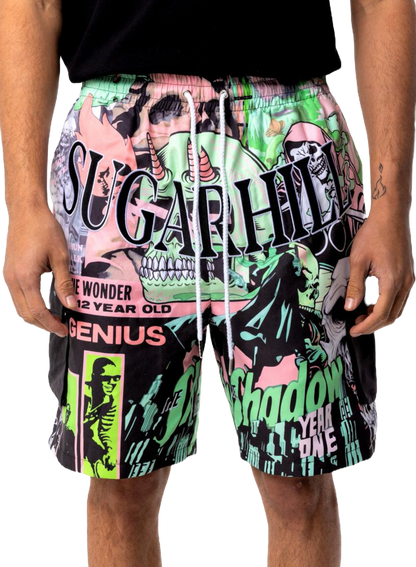 Sugarhill "Peach" Shadow Cabana Shorts