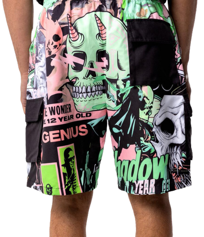 Sugarhill "Peach" Shadow Cabana Shorts
