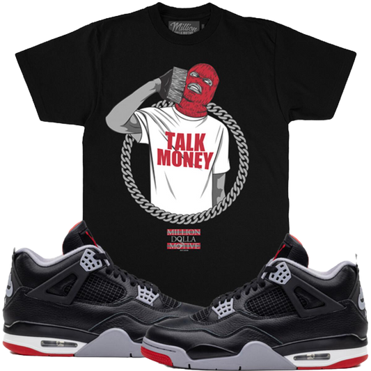 Talk Money Black T Shirt