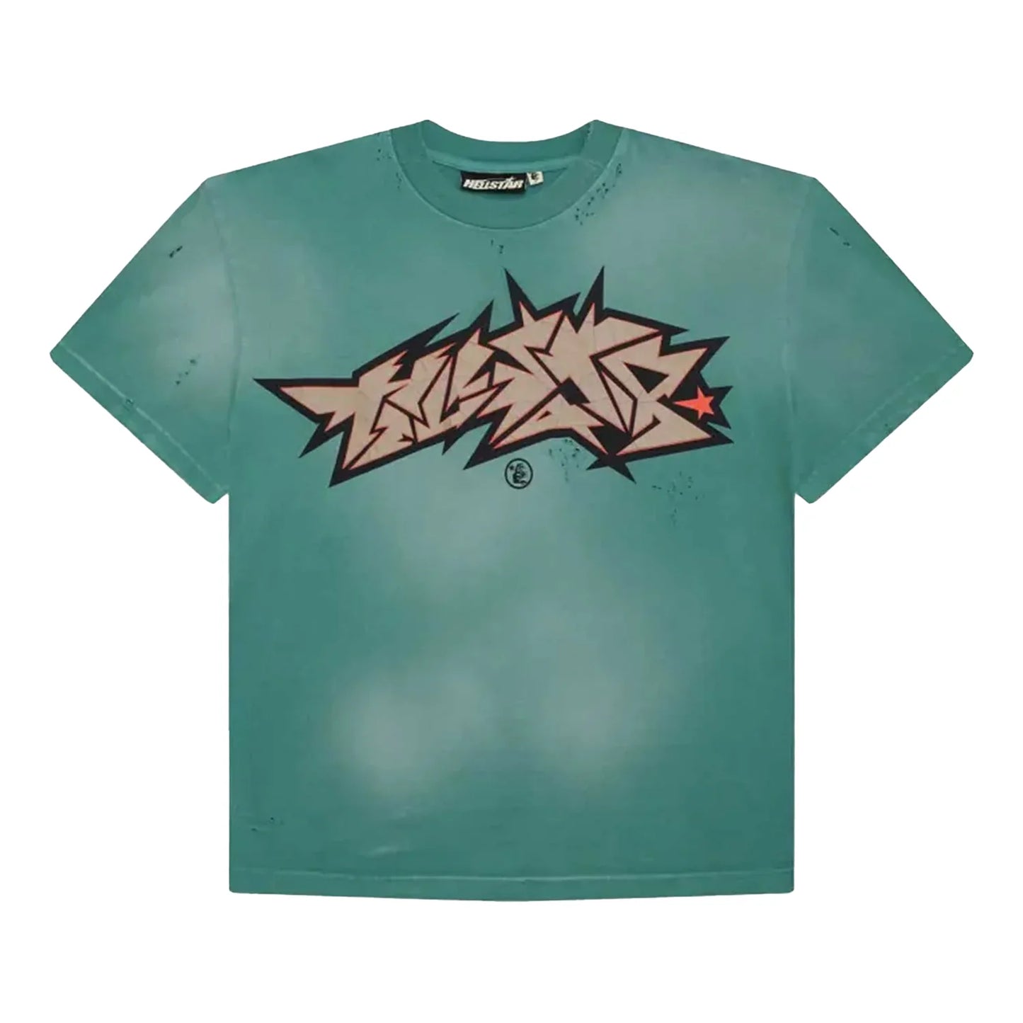 Hellstar Green Crack T Shirt