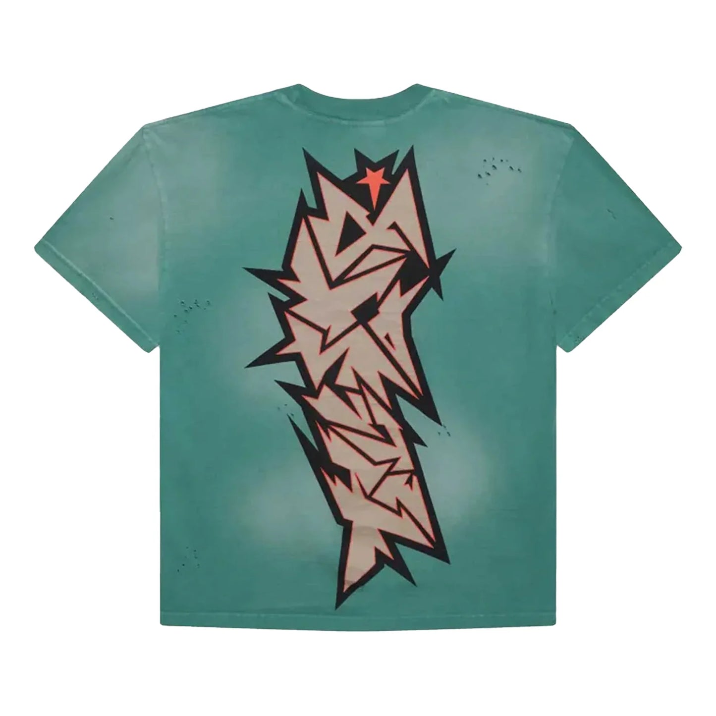 Hellstar Green Crack T Shirt