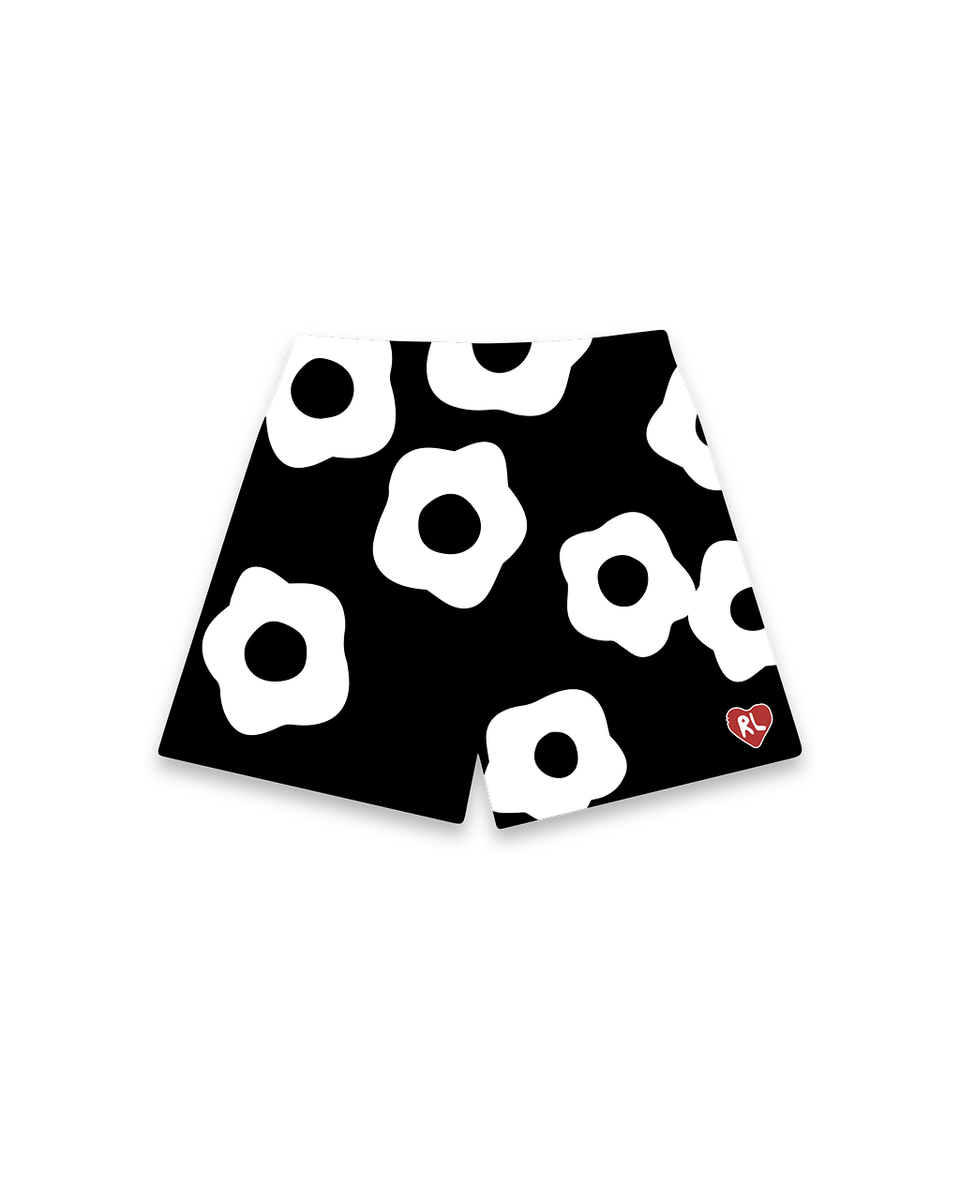 Red Letter Retro Flower Shorts