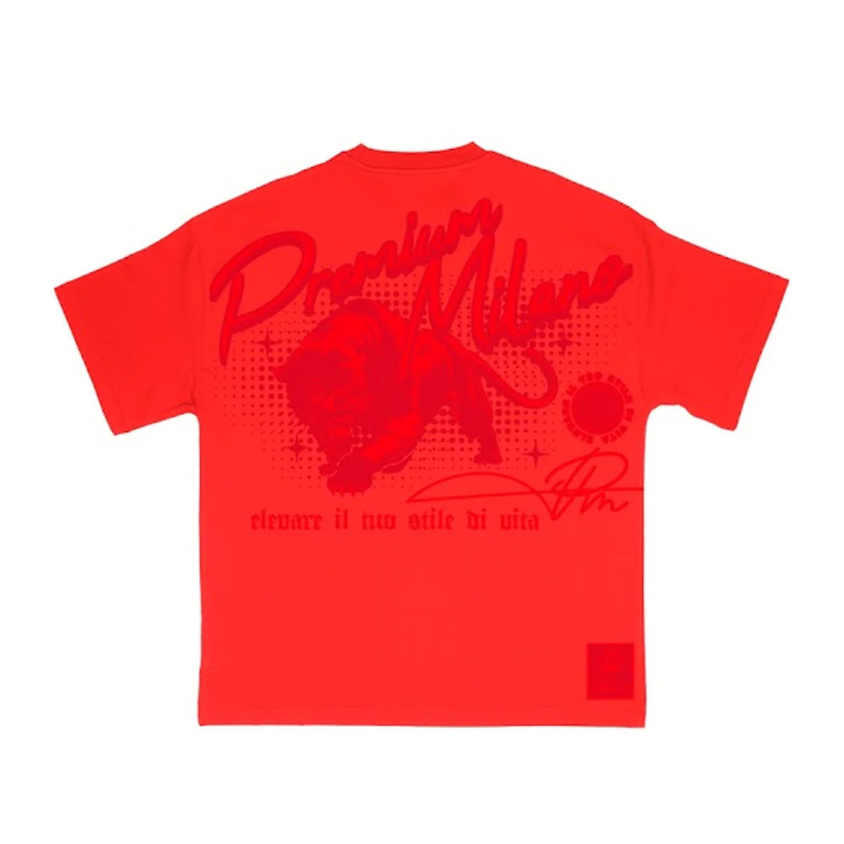 Premium Milano Red Fortune T shirt